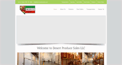 Desktop Screenshot of desertproducesales.com
